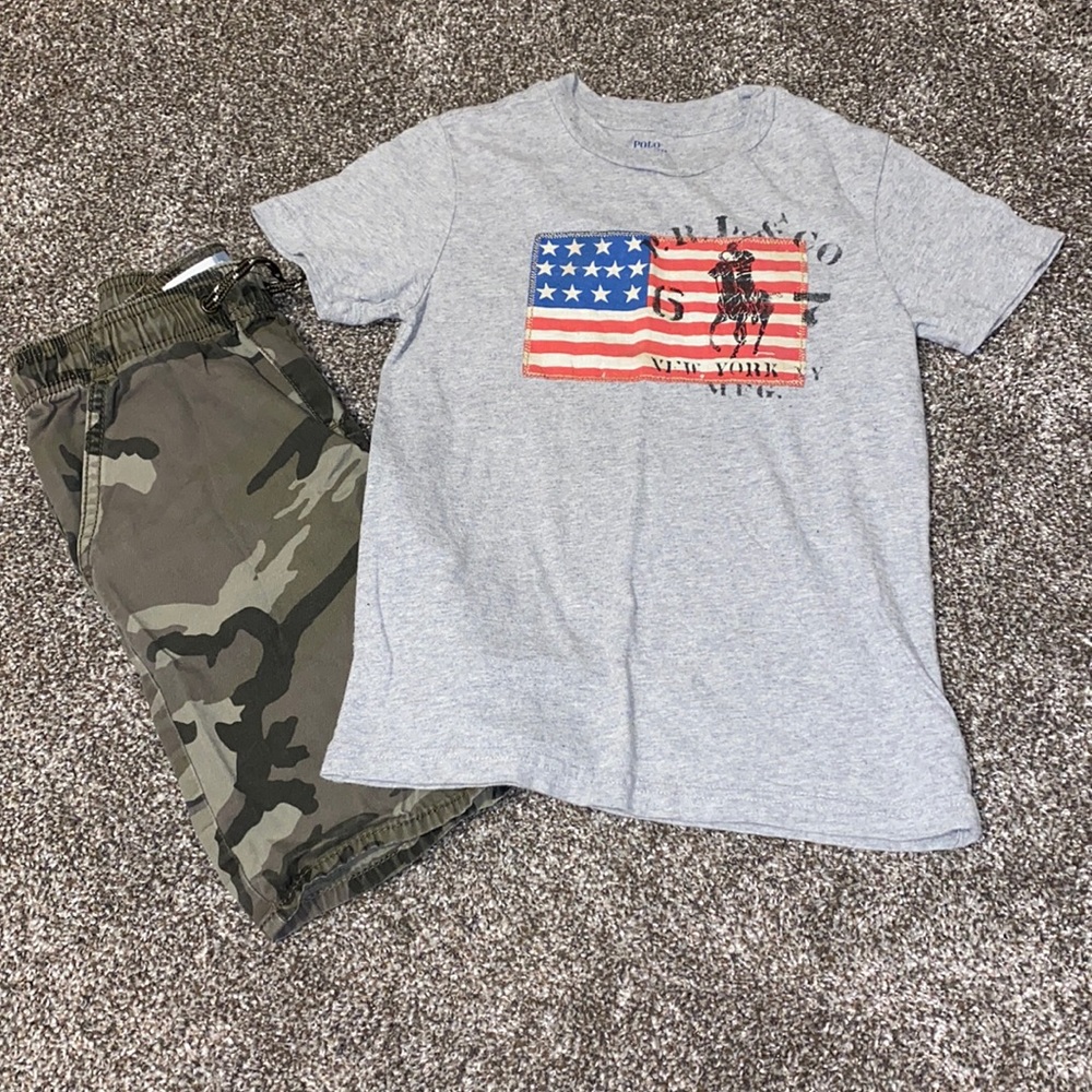Boys shorts/shirt outfit
